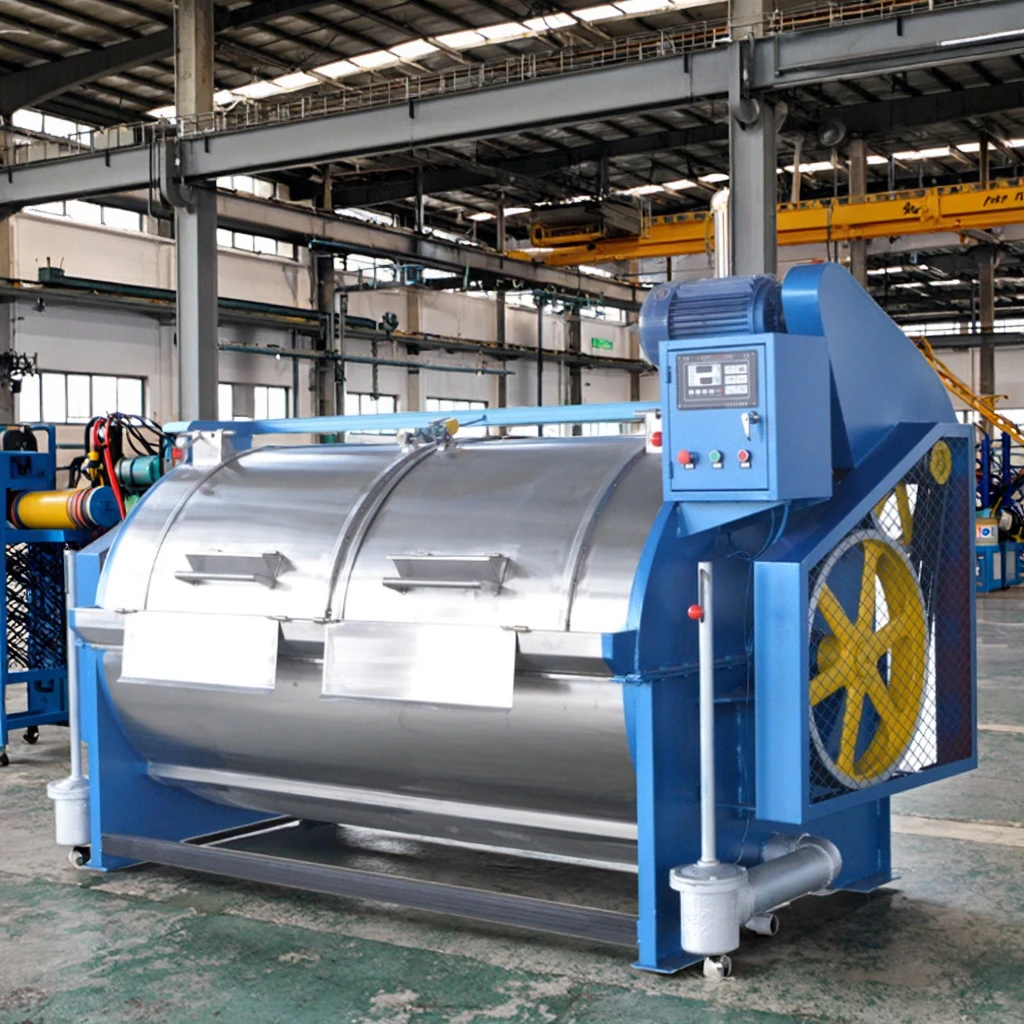 New 20KG Electric Steam Washing Machine with Automatic Industrial Dryer 30KG-300KG Options for Commercial Laundry Equipment