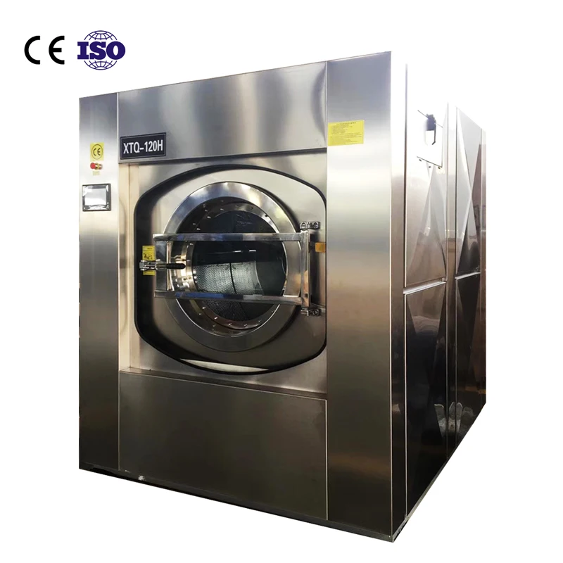 50 kg Fully Automatic Industrial Washing Machine with High Spin Electric Steam Heating Stainless Steel Housing for Laundries - Image 2