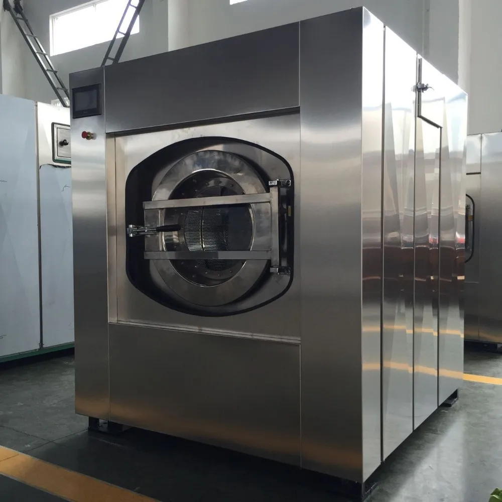 50 kg Fully Automatic Industrial Washing Machine with High Spin Electric Steam Heating Stainless Steel Housing for Laundries - Image 5