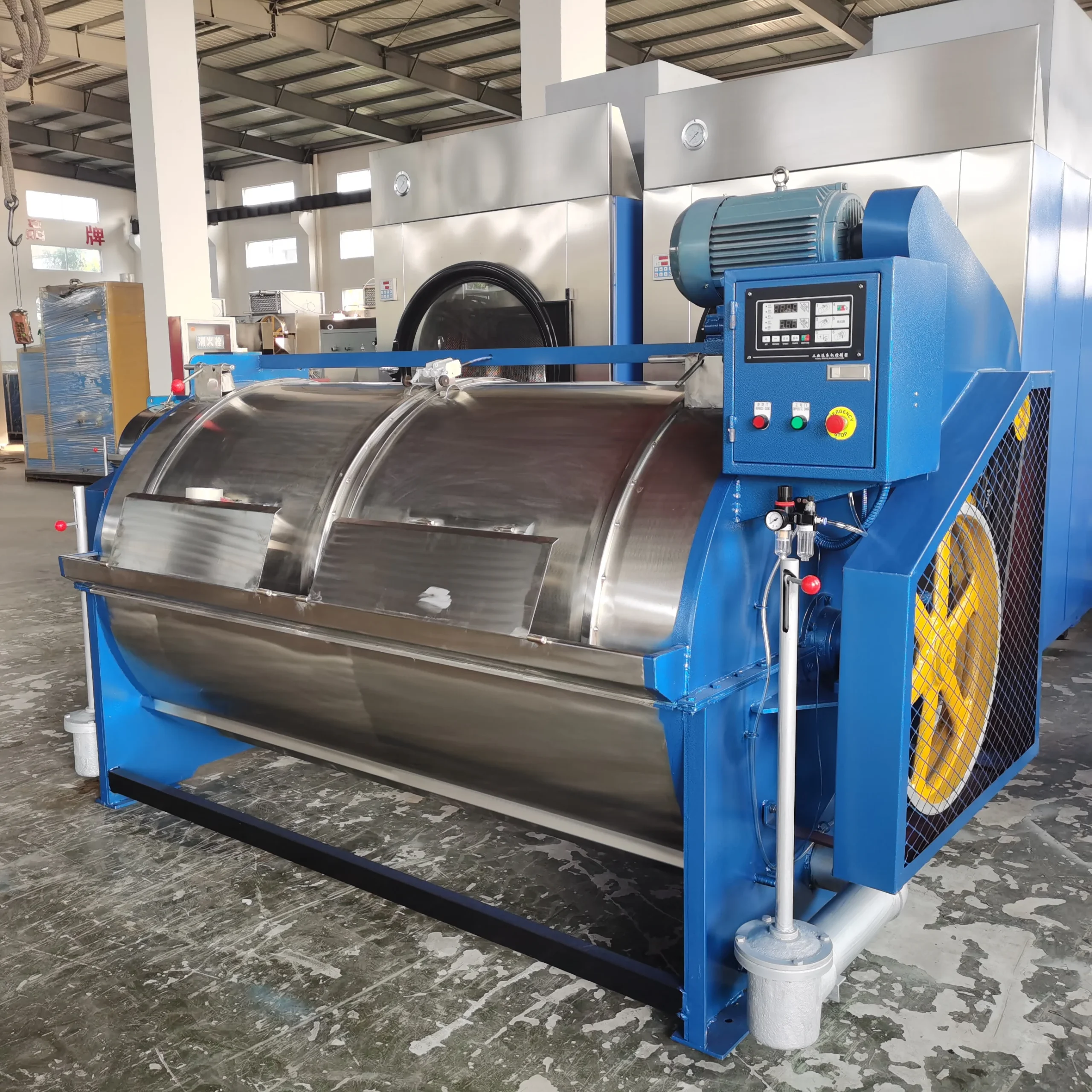 New 20KG Electric Steam Washing Machine with Automatic Industrial Dryer 30KG-300KG Options for Commercial Laundry Equipment - Image 5