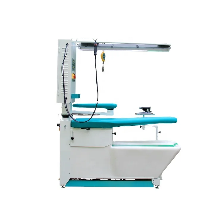 Multifunctional Electric Ironing Table with Spotting Industrial Steam Iron Semi-Automatic Operation Steam Cleaning