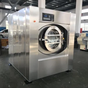 50 kg Fully Automatic Industrial Washing Machine with High Spin Electric Steam Heating Stainless Steel Housing for Laundries