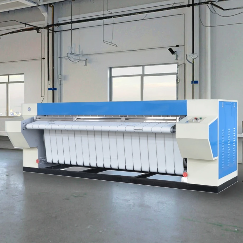2500*1550*1500mm Industrial Stainless Steel Steam Flatwork Ironer Automatic Laundry Bed Sheet Ironing and Folding Machine