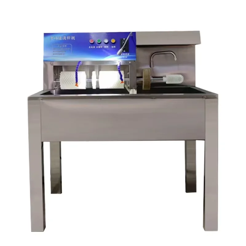 Commercial Stainless Steel Shoe Washing Machine Semi‑Automatic Shoe Cleaner with Sink Easy Operation - Image 6